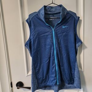 2/$50 Nike szXL Golf Tour Performance Blue Dri-Fit Zipper Vest